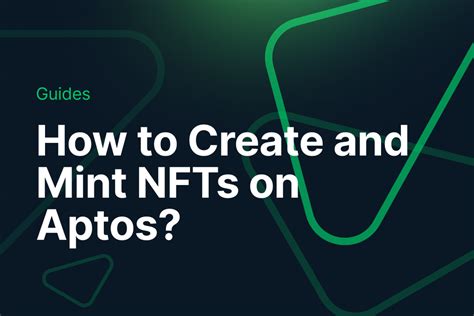 How To Create And Mint Nfts On Aptos Crossmint Guides