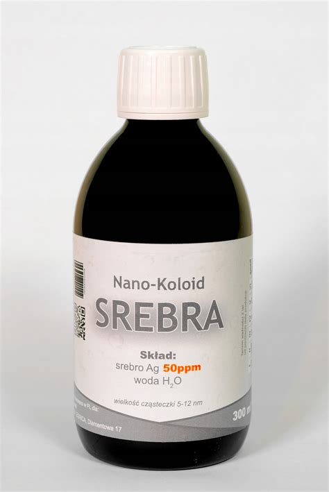 Niejonowe Nano Srebro Kolidalne 50 Ppm 300 Ml 9835738785 Allegro Pl