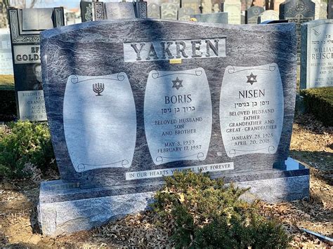 Triple Headstones Shastone Memorials