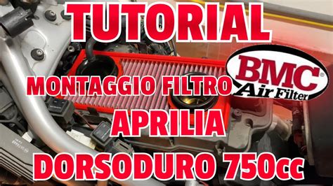 Tutorial Montaggio Filtro Sportivo Bmc In Pochissimi Passi Aprilia