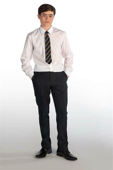 School Boy School Uniform Fitted Trousers Slacks Comprehensive