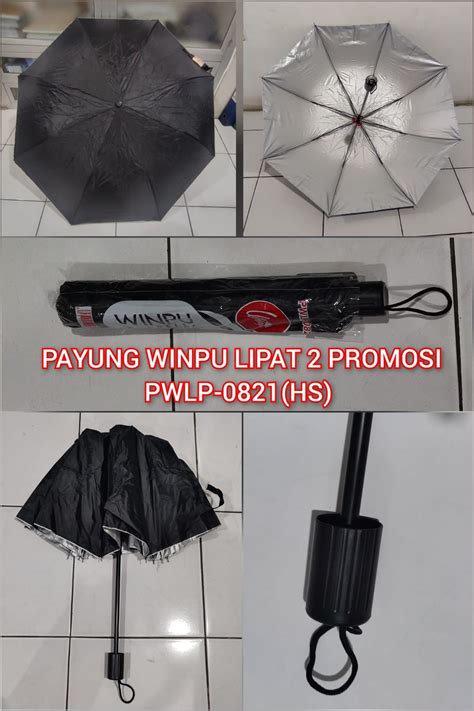 Payung Lipat Lapis Silver Riyung Merchandise