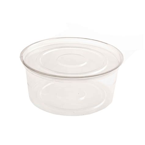 PLASTIC CLEAR BON BON TUB LID 165 D X 70mm Hasmart