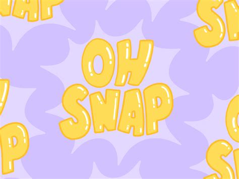 Oh snap by Joanna Behar on Dribbble