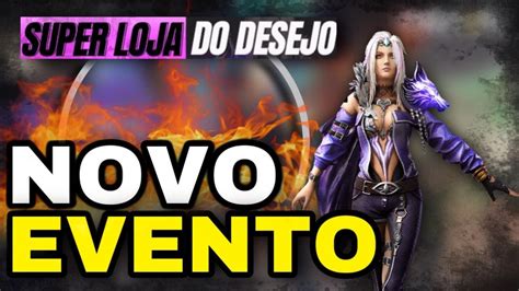 Free Fire Ao Vivo Novo Evento Loja Do Desejo Youtube