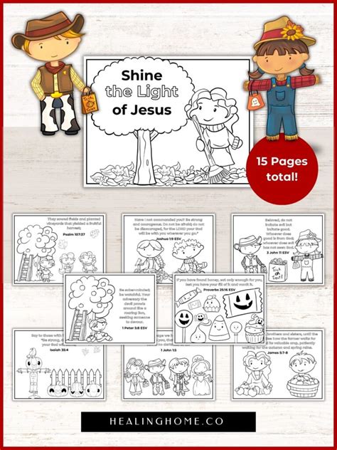 Free Christian Halloween Coloring Pages Healing Home