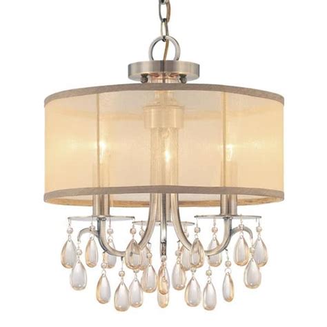 Reviews For Crystorama Hampton Light Antique Brass Shaded Chandelier