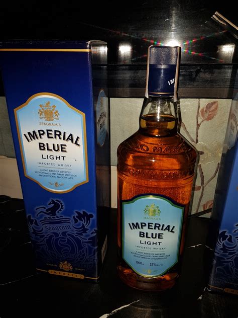 Imperial Blue Light Imported Whiskey 1l Food And Drinks Beverages On