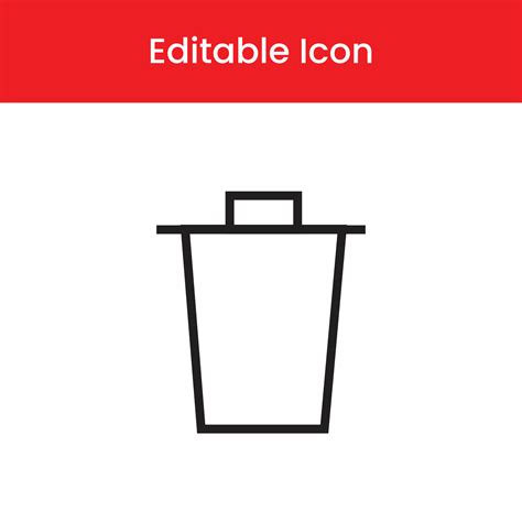 Recycle Bin Icon Recycle Bin Outline Icon Recycle Bin Vector Icon