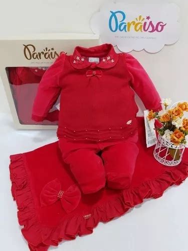 Saida Maternidade Plush Paraiso Macacao Bebê Menina Cod 9093