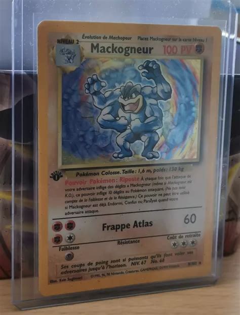 Mackogneur Edition Holo Carte Pok Mon Fr Set De Base