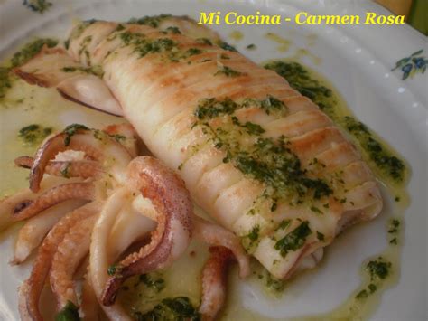 CALAMAR A LA PLANCHA 2ª receta Mi Cocina