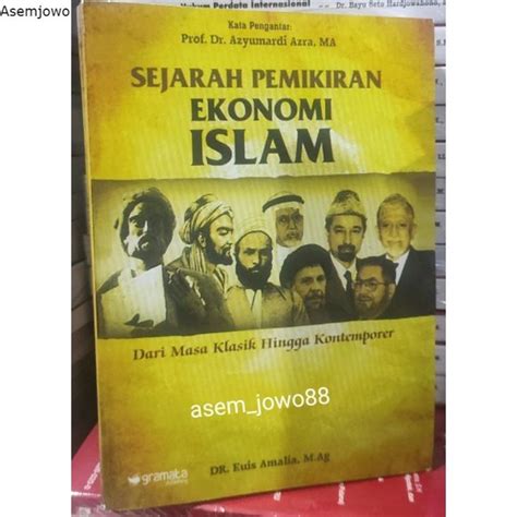 Jual Sejarah Pemikiran Ekonomi Islam By Euis Amalia Shopee Indonesia