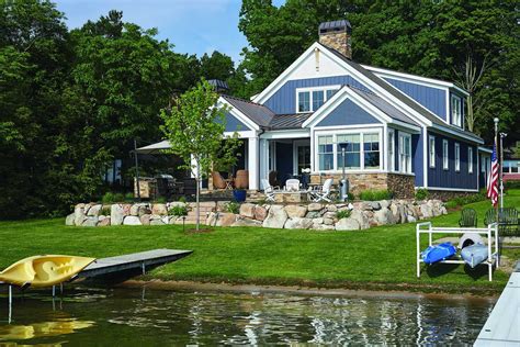 Tour This Craftsman Lake House In Michigan With A Cozy Cottage Vibe