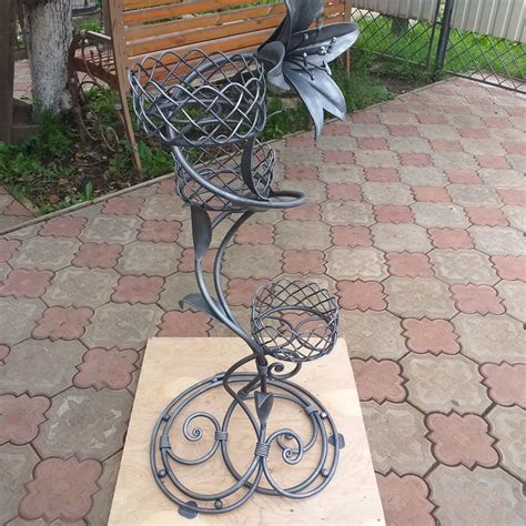 Ковка.Подставка для цветов "Лилия". Часть 2.Forging.Stand for flowers ...