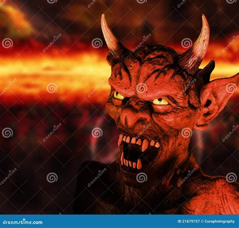 Diabo imagem de stock Imagem de demônio inferno vermelho 21679757