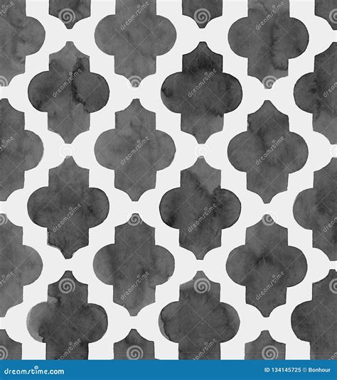 Quatrefoil Pattern Black And White