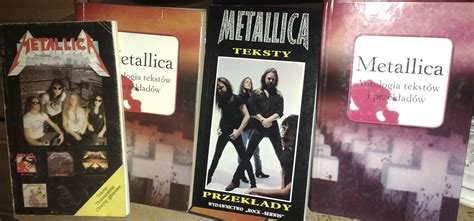 Książki z papieru nierecenzja METALLICA Teksty i przekłady