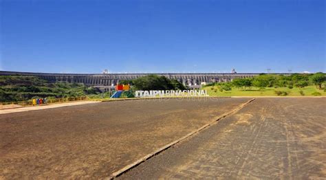 Hydroelectric Power Station Itaipu Dam Brazil Paraguay Editorial