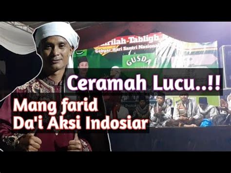 Ceramah Ust Mang Farid Da I Aksi Indosiar Bersama Gusda Ngakak Abi