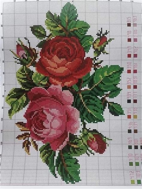 Pin by Lakatos Irén on hímzéshez Cross stitch flowers Floral cross