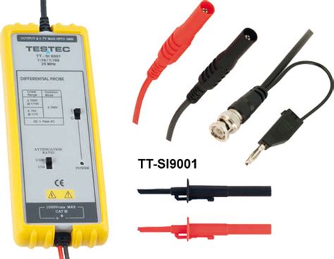 Differential Oscilloscope Probes Bandwidth 25mhz Tt Si9001 Tt Si9002