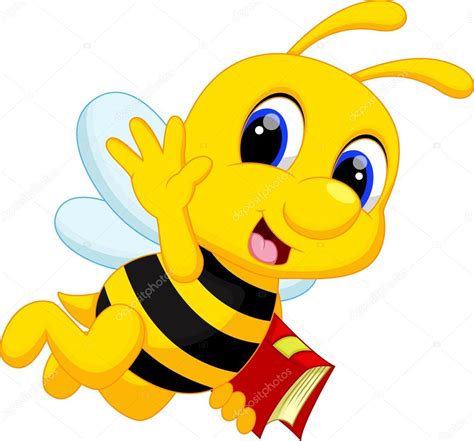 Caricatura Lindo Abeja — Vector De Stock © Irwanjos2 68527943