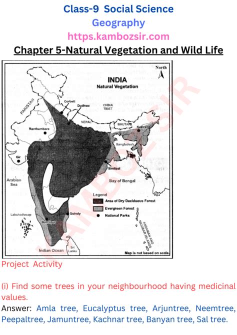 Class Th Geography Chapter Natural Vegetation And Wild Life Solution