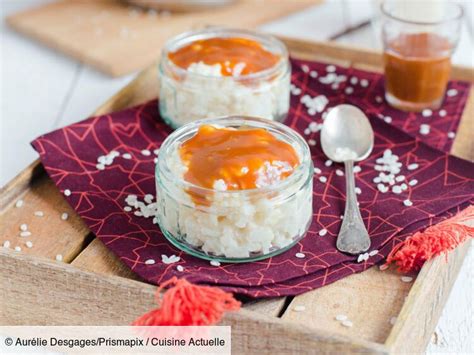 Riz au lait caramel et beurre salé facile découvrez les recettes de