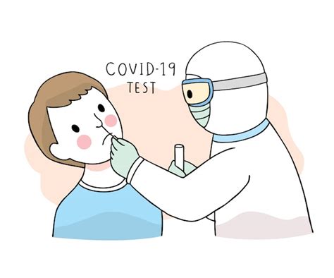 Premium Vector | Cartoon cute coronavirus, covid-19, staff hospital