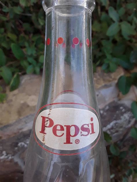 Vintage Pepsi Cola Bottle 10 Oz Etsy