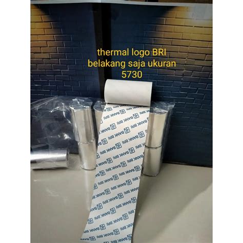 Jual Kertas Thermal Logo BRI Thermal Roll BRI Shopee Indonesia