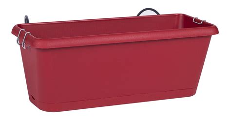 Jardini Re Chorus Cm Avec Plateau Rouge Rubis Bricomarch