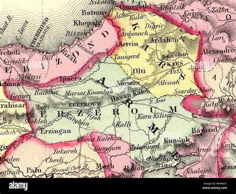 Colton G W Turkey In Asia And The Caucasian Provinces Of Russia 1856