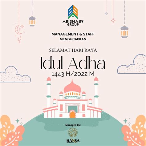Hansa Hospitality On Linkedin Selamat Idul Adha 1443 H Semoga Di Hari