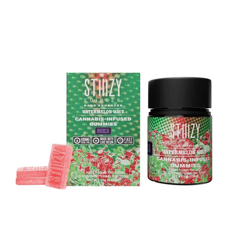 Stiiizy Edibles Mg Watermelon Wave Inhale Cannabis Club