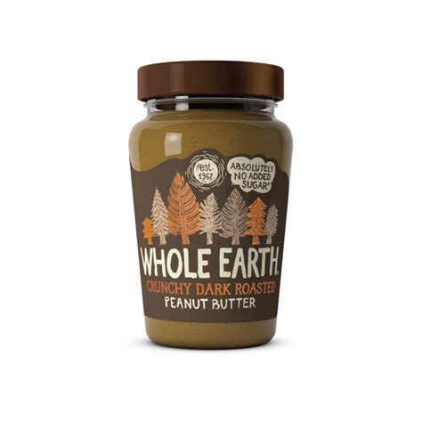 Whole Earth Original Crunchy Dark Roasted Peanutbutter Pot Gram