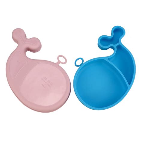 Silicone Rubber Placemat Kids Feeding Suction Bowl For Baby Plates