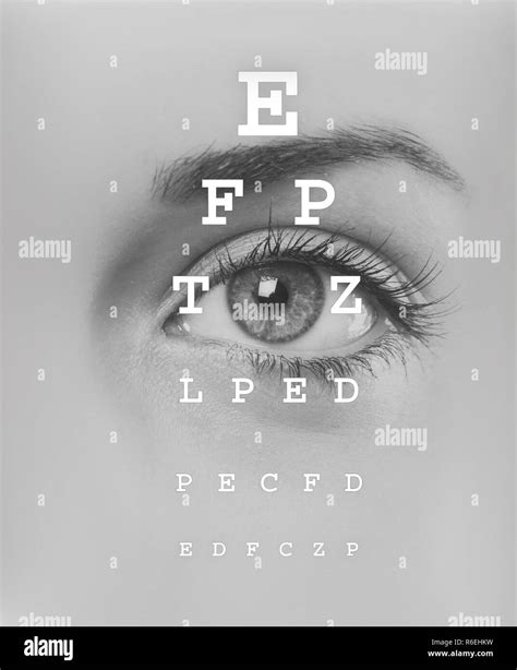 eye vision test Stock Photo - Alamy