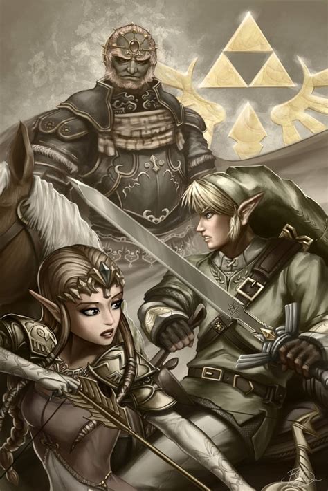 The Legend Of Zelda Twilight Princess Art By Brandon Dunn