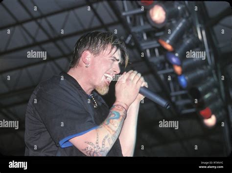 Singer Stephen Richards of the rock band Taproot is shown performing on ...