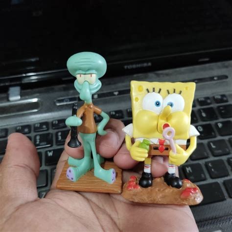 Jual Figure Set Pcs Spongebob Squarepants Dan Squidward Original