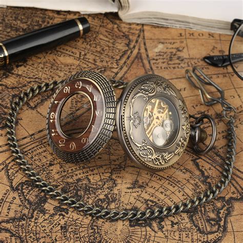 Rel Gio De Bolso Vintage A Vapor Loja Steampunk