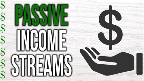 Top 5 Passive Income Streams 2019 Youtube