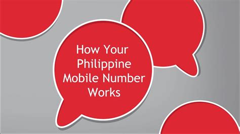 How Your Philippine Mobile Number Works Youtube