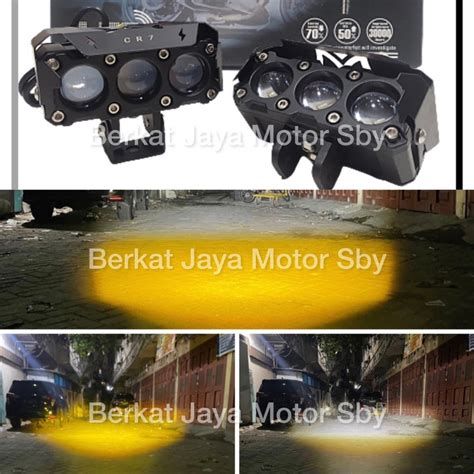 Jual LAMPU TEMBAK SOROT LED FOGLAMP SQL 3 MATA 60WATT 60W HIGH LOW