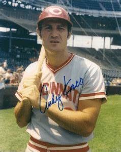 AUTOGRAPHED ANDY KOSCO 8x10 Cincinnati Reds Photo Main Line Autographs