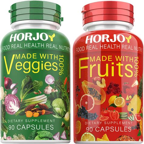 Best Fruit And Vegetable Supplements For Optimal Health