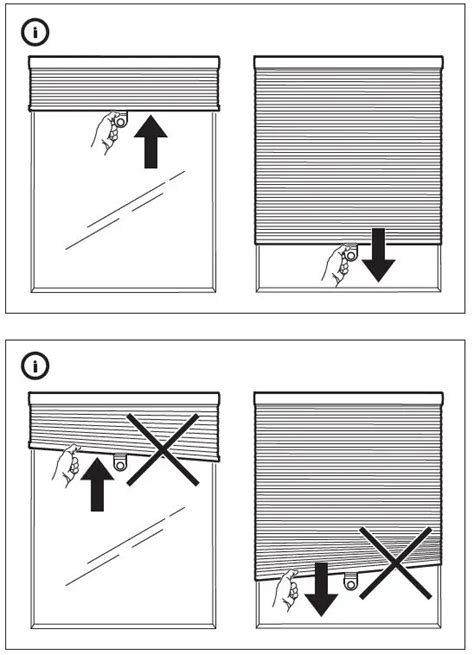 Ikea 10093463 Hoppvals Cellular Blind Grey Instructions