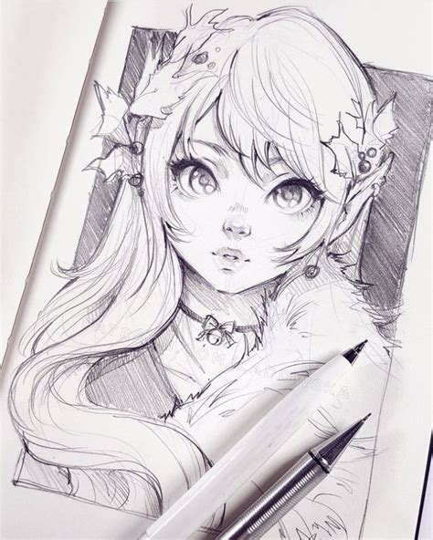 Pin By Roxyarts On Ladowska Anime Drawings Anime Sketch Anime